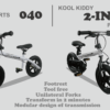 PB040 - 2-in-1 Kids Push&Bike