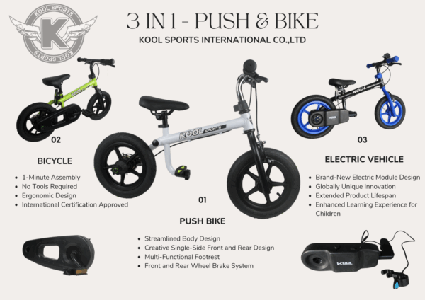 PB040e - 3-in-1 Kids e-Bike